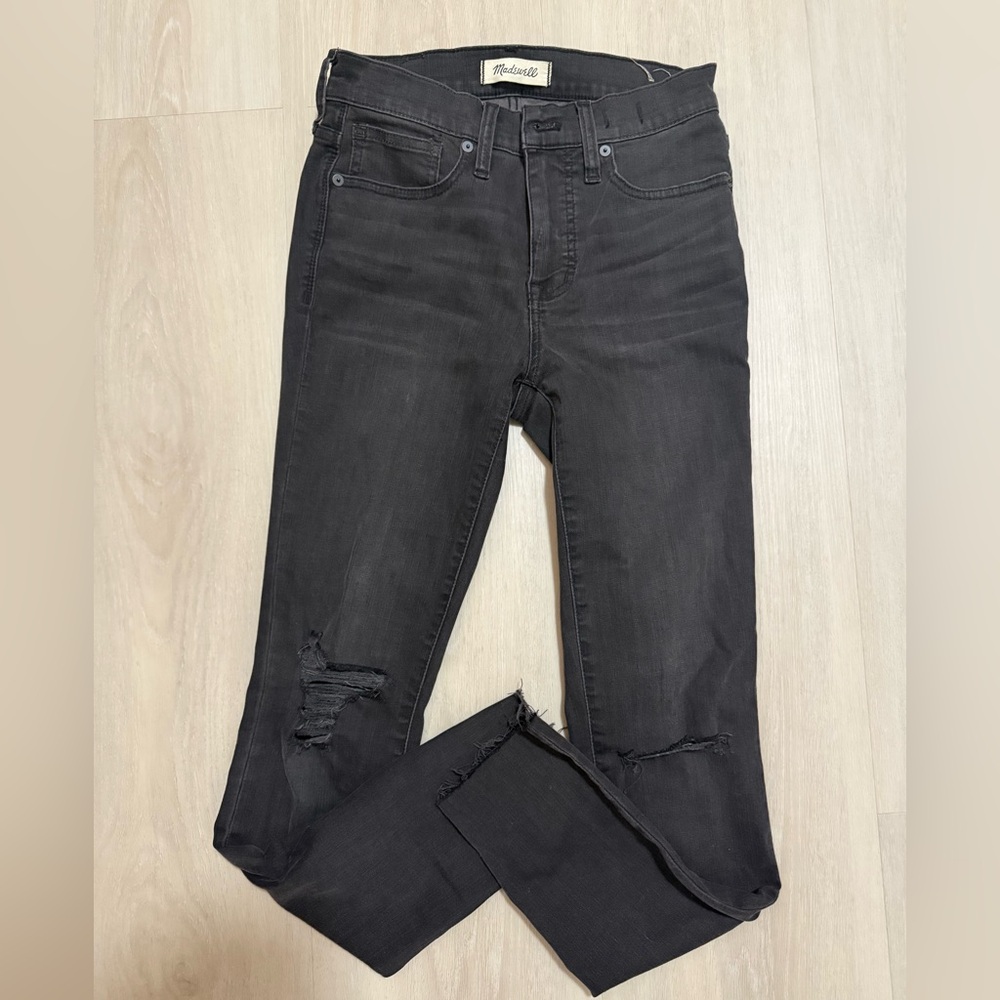 Madewell 9” high rise skinny jeans